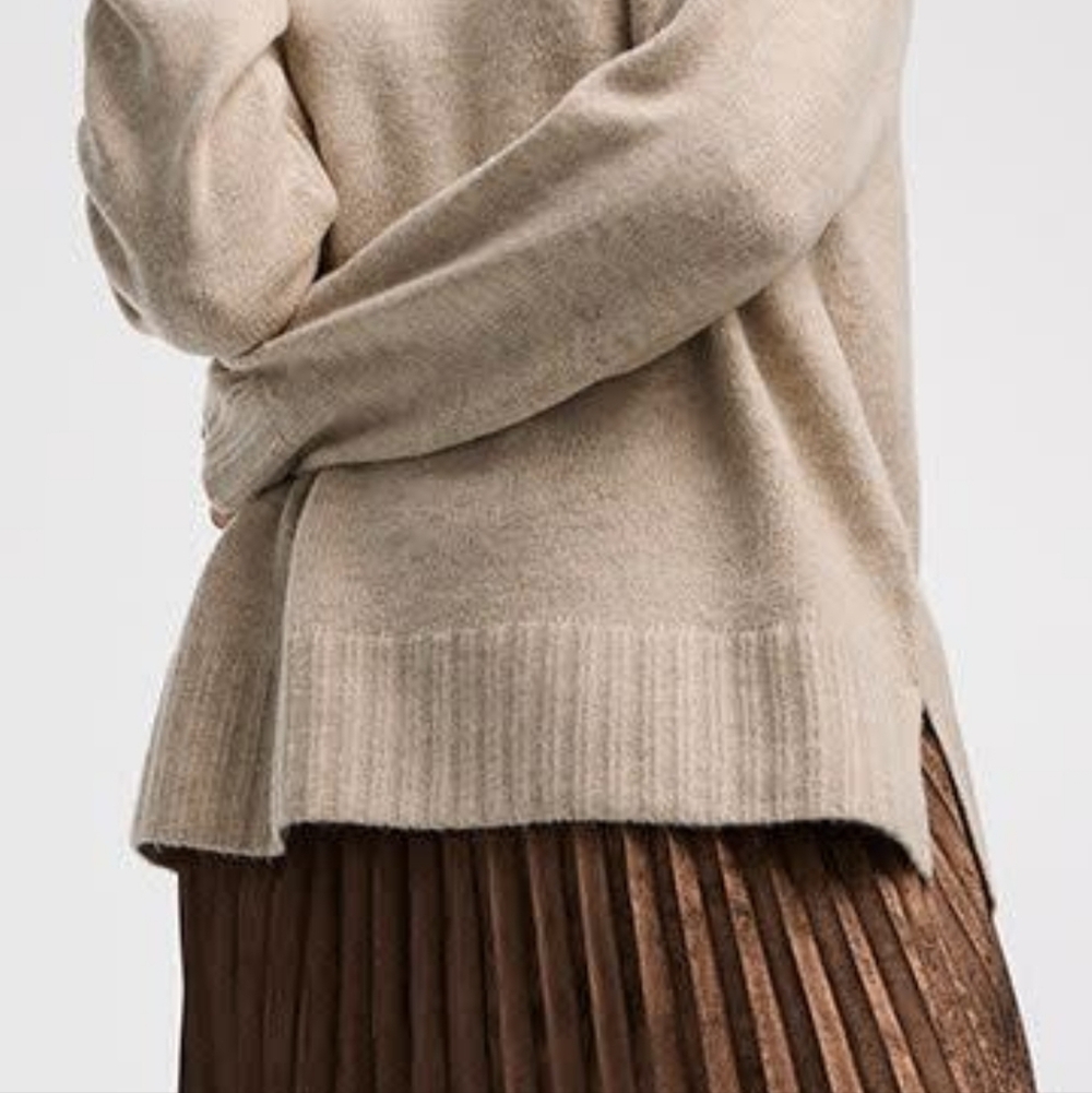 M🏵️Reitmans Chocolate Brown Pleated Midi Skirt - Picture 9 of 9